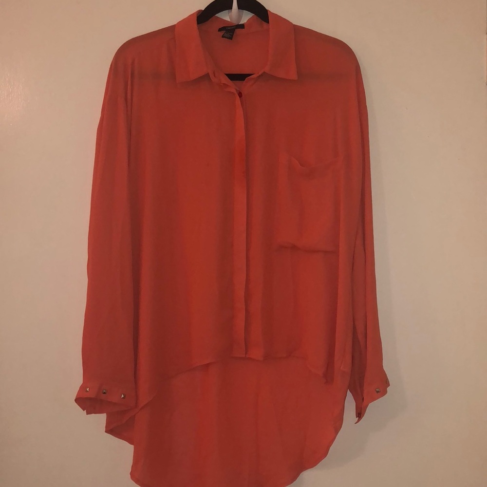 Studded Collared Blouse 🧡
